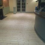 Floors sanded in pub
