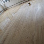 Office strip beech floors renovated