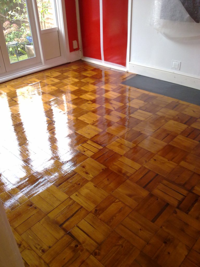 Floors in Sydenham just varnished