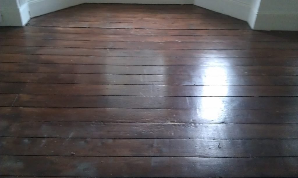 The floor before