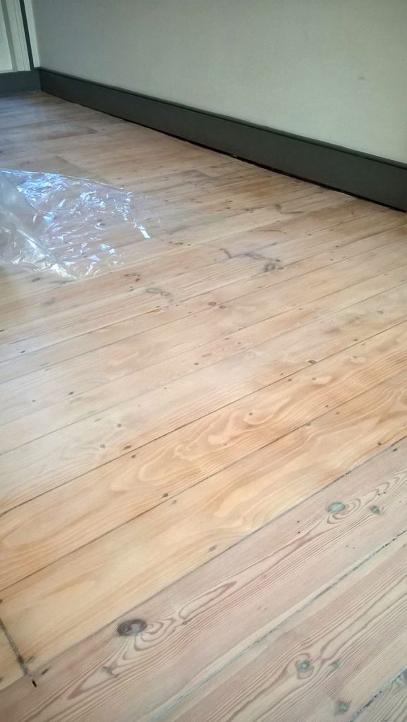 Lime washed wooden floors London