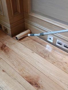 Wood floor oiling London